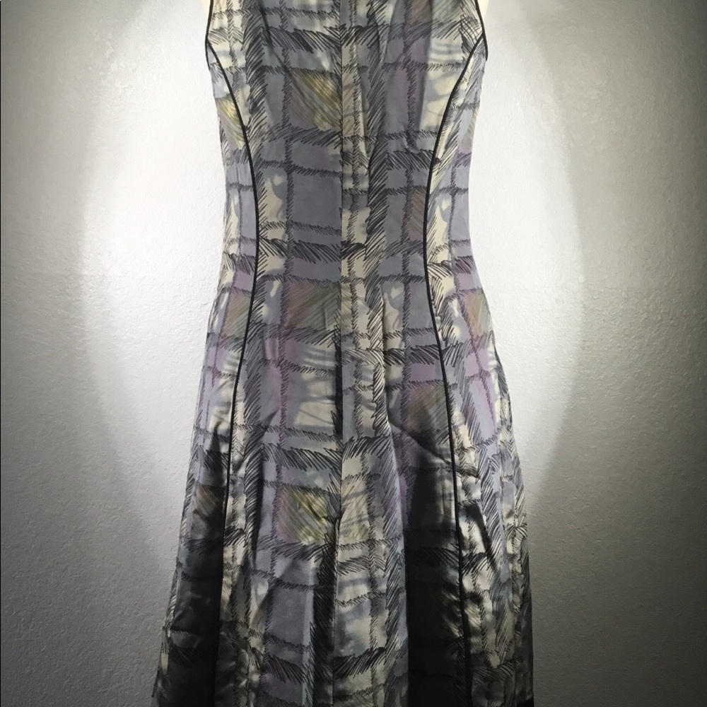 Biya by Johnny Was Peaky Blinders Shift Dress in Birmingham Shadow Plaid S NWT - Picture 4 of 7